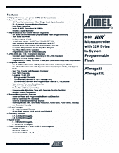 DataSheet ATMega32 pdf